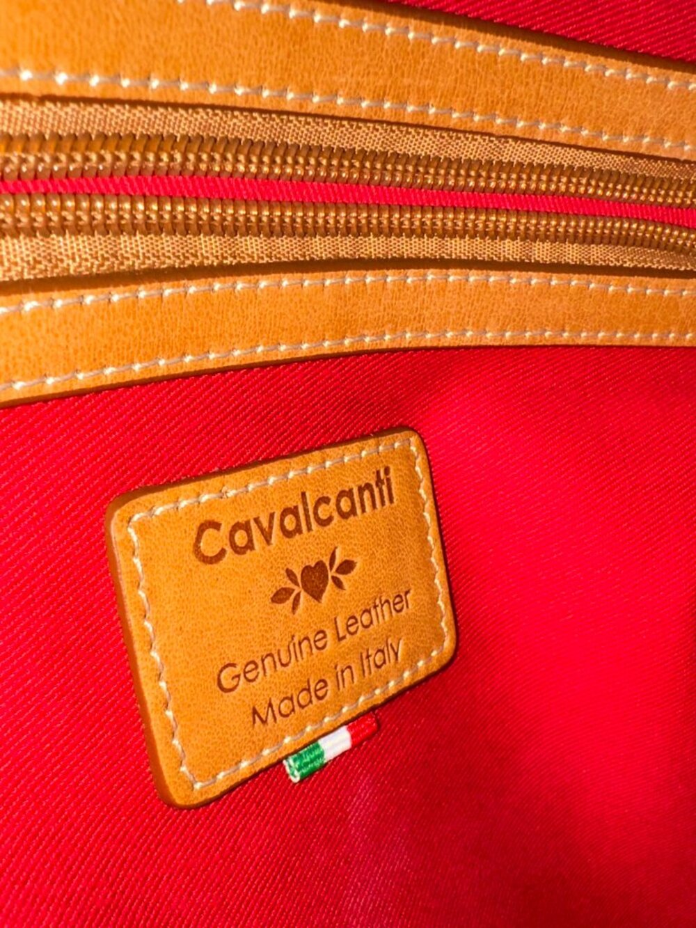 Brown/Tan Leather Cavalcanti Hobo/Tote Bag - Picture 10 of 10